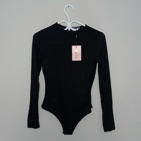 NWT Missguided Petite Longsleeve Bodysuit - Picture 1 of 2
